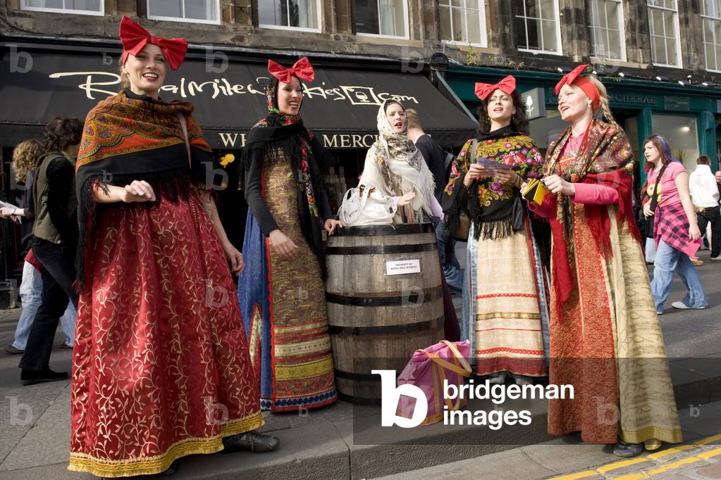 Performers at the Edinburgh Festival Fringe