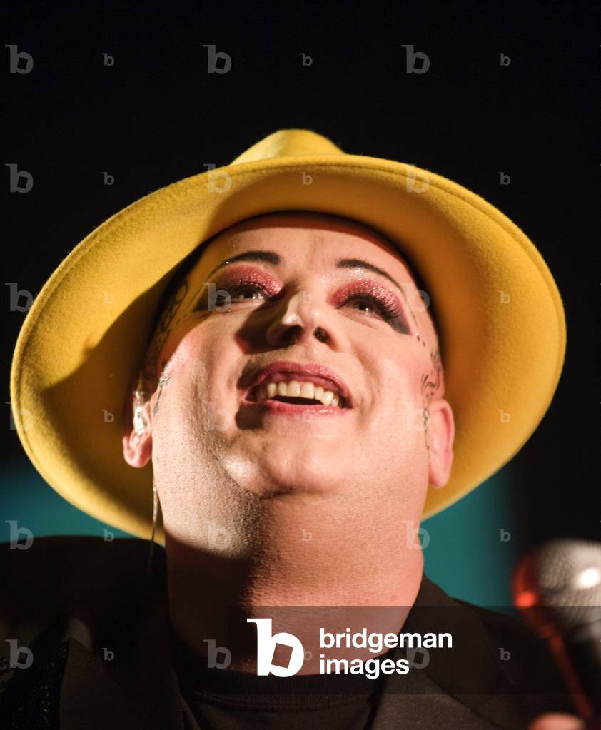 Boy George at the Glastonbury Festival June 2010