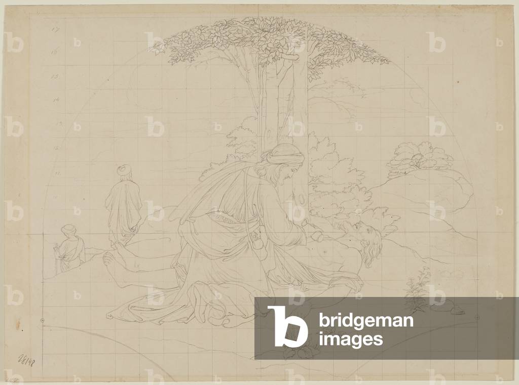 The good Samaritan, 1837-38 (graphite)