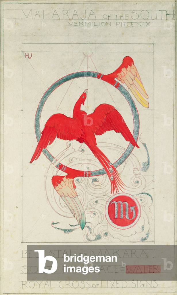 Maharaja del Sud, Vermilion Phoenix, illustrazione da «The Wonder Beyond», pub. 1969