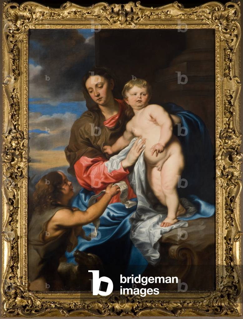 The Virgin and Child with the Infant Saint John the Baptist (oil on canvas)