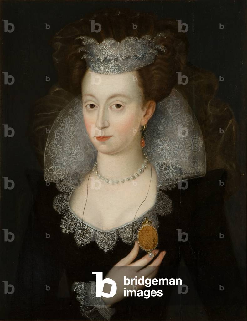 Portrait of a lady, early 17th century (oil on panel)