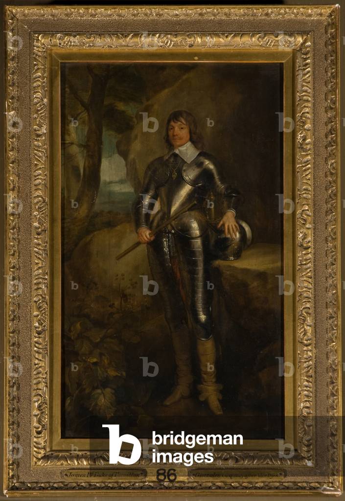 Portrait of James, 1st Duke of Hamilton (1606-1649) (oil on panel)