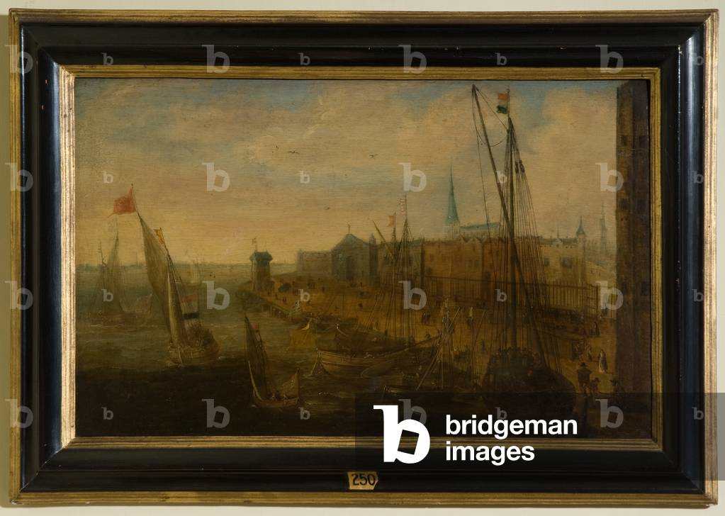 A view of Antwerp (oil on panel)