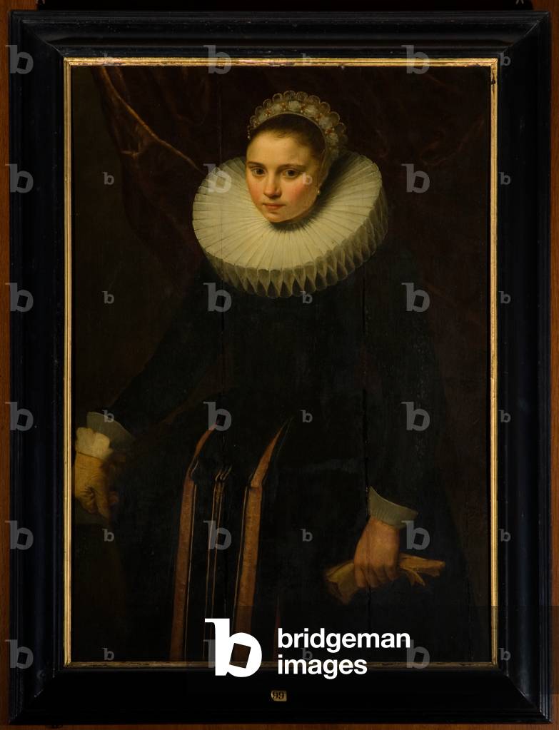 Portrait of a young lady, possibly of the House of Orange-Nassau (oil on panel)