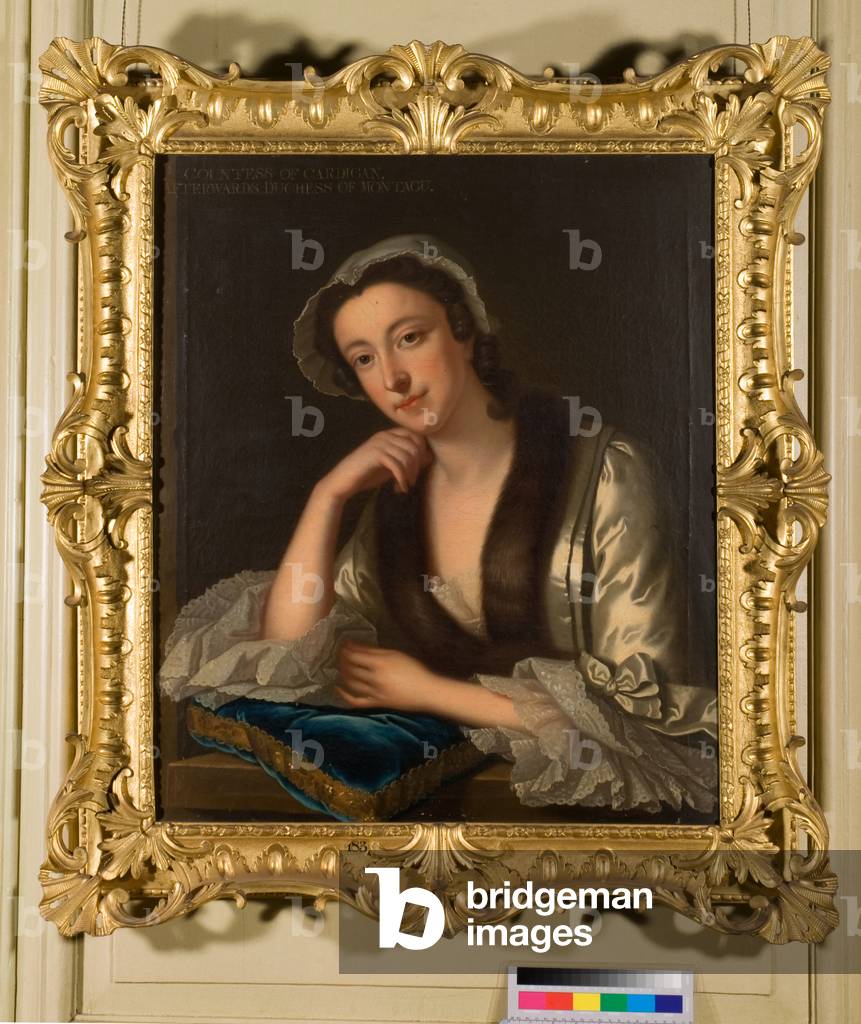 Portrait of Lady Mary Montagu, Duchess of Montagu (1712-1775) (oil on canvas)