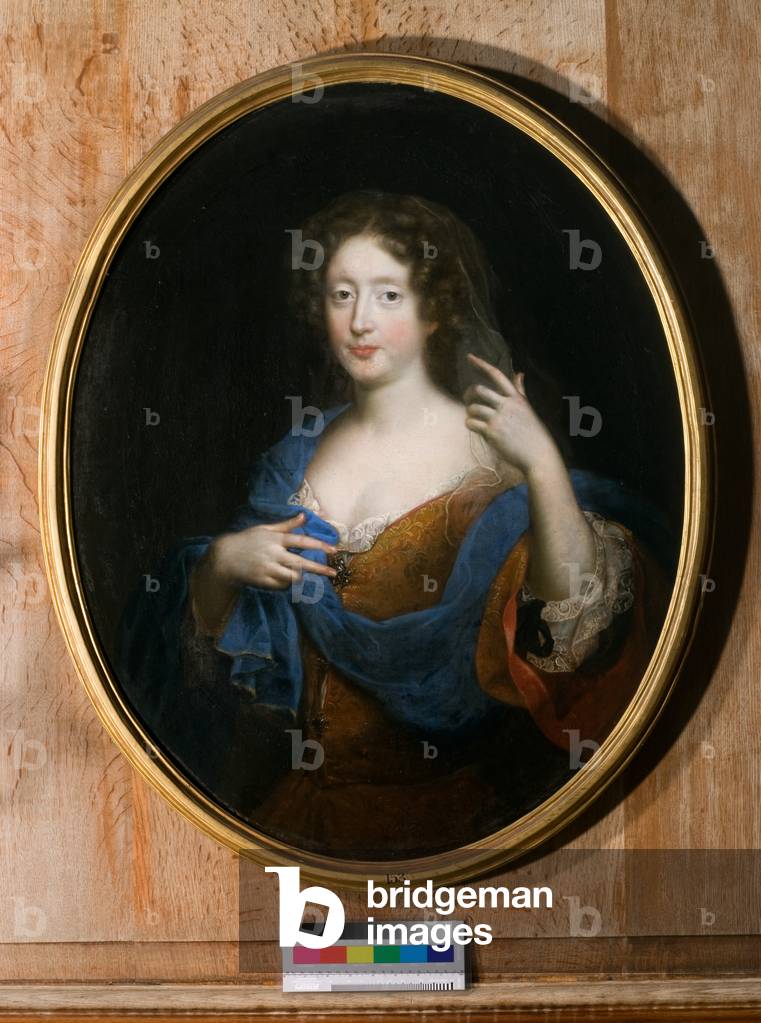 Portrait of Elizabeth Wriothesley, Countess of Northumberland and Duchess of Montagu (d.1690) (oil on canvas, oval)