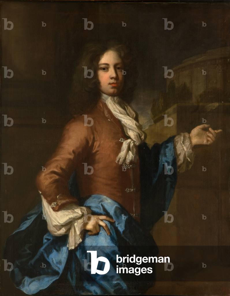 Portrait of a gentleman, possibly Algernon Capel, 2nd Earl of Essex (1670-1710) (oil on canvas)