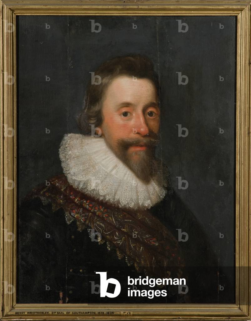 Portrait of Henry Wriothesley, 3rd Earl of Southampton (1573-1624) (oil on panel)