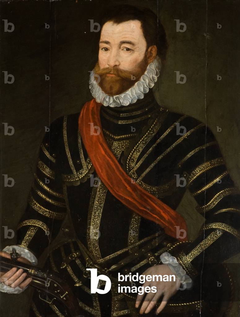 Portrait of Sir William Drury (1527-1579) (oil on panel)