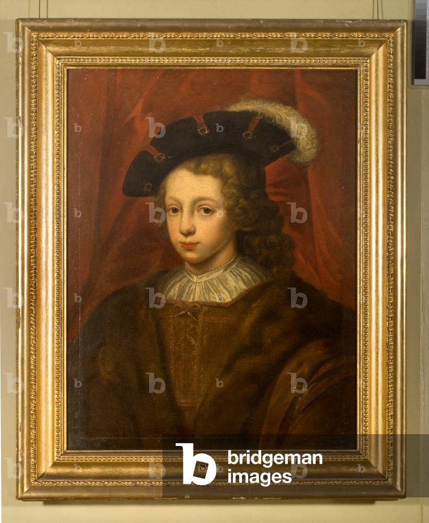 Portrait of a boy, possibly King William III (oil on canvas)