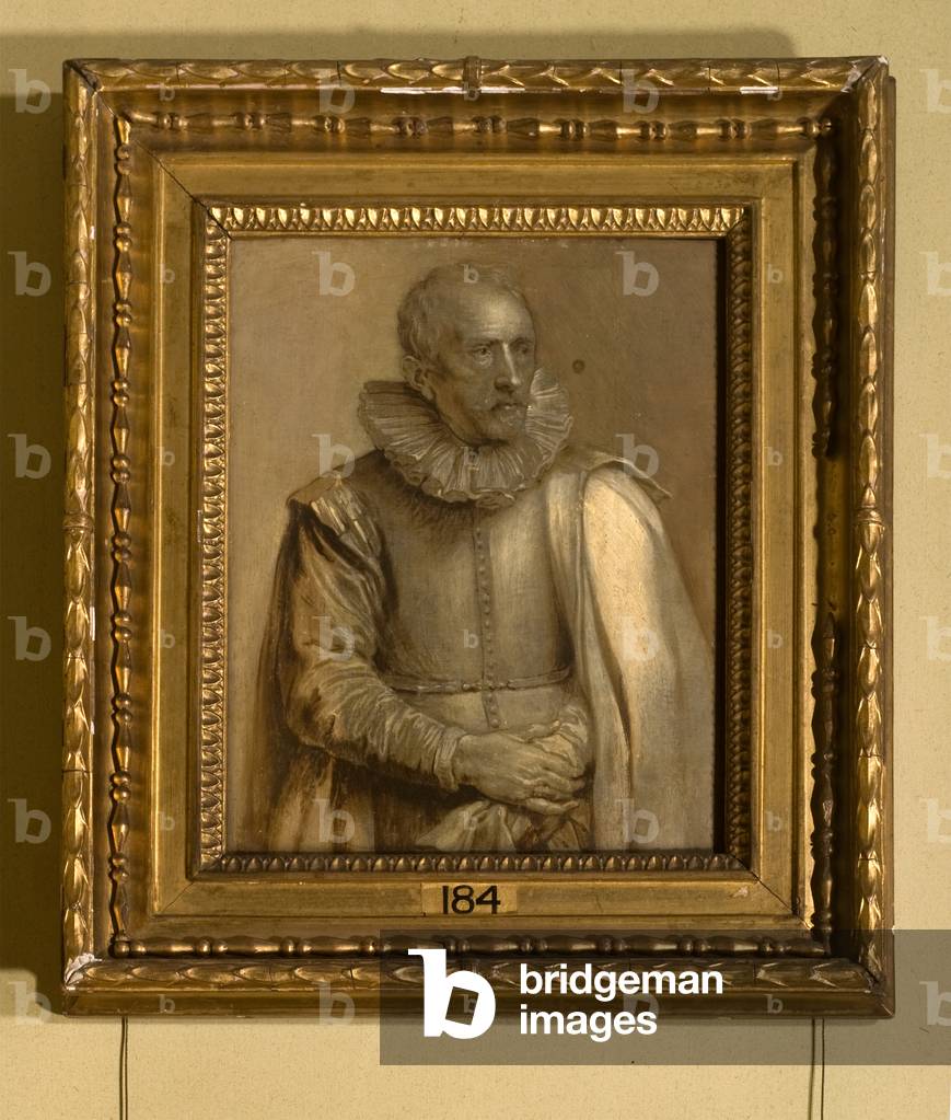 Portrait of Cornelis van der Geest (1577-1638), 17th Century (oil on panel)