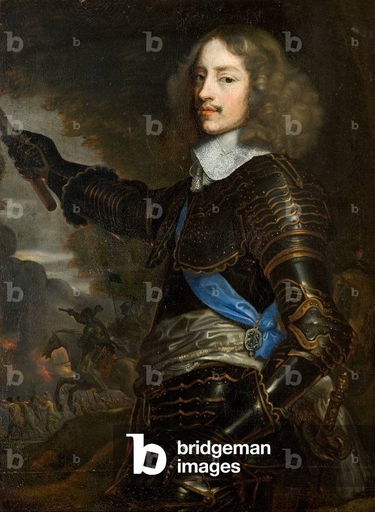 Portrait of Prince Rupert of the Rhine, Duke of Cumberland (?) (1619-1682) (oil on canvas)