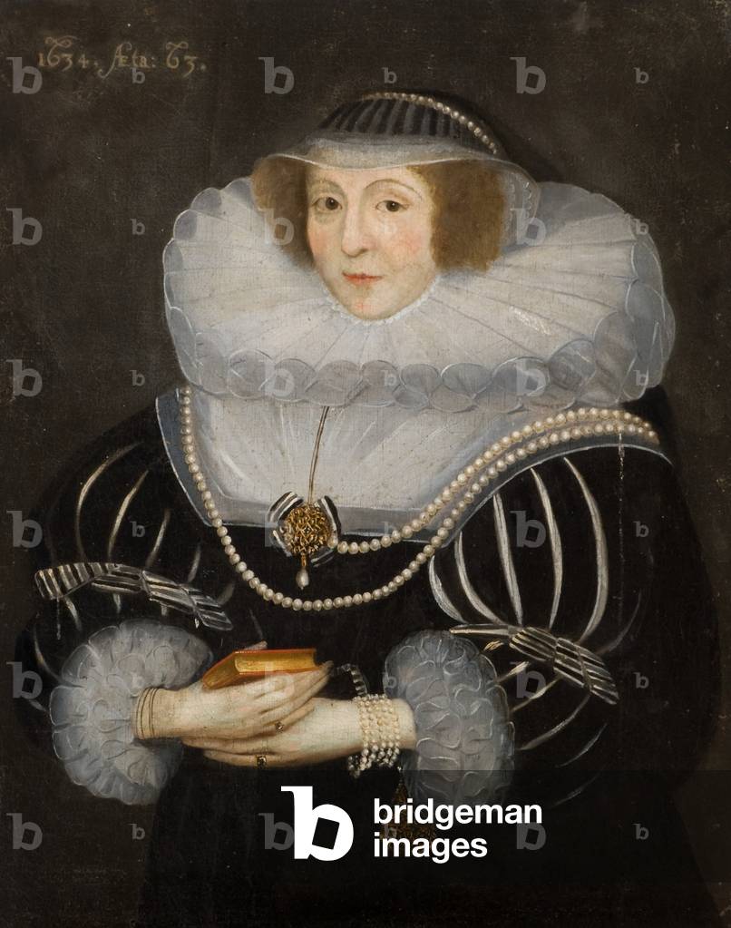 Portrait of Anne Crouch, Lady Montagu (d.1648) (oil on canvas)