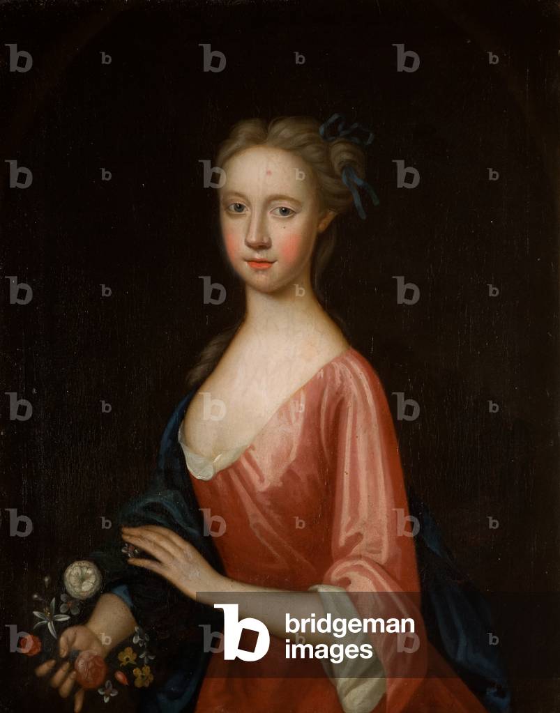 Portrait of a lady (oil on canvas)