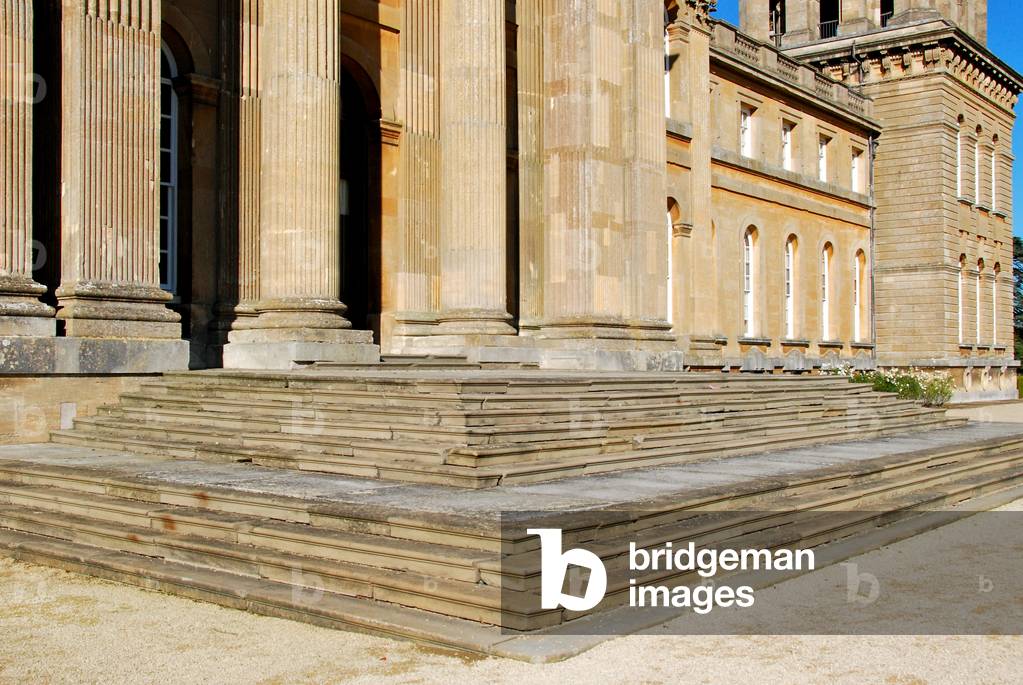 South Front Steps before restoration, Blenheim Palace, Oxfordshire (photo)