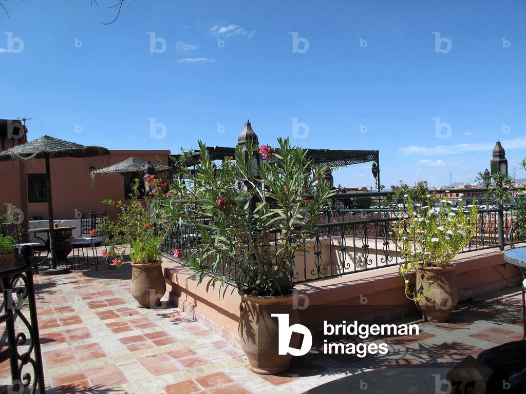 9368N Maroc Marakech terrasse 2009