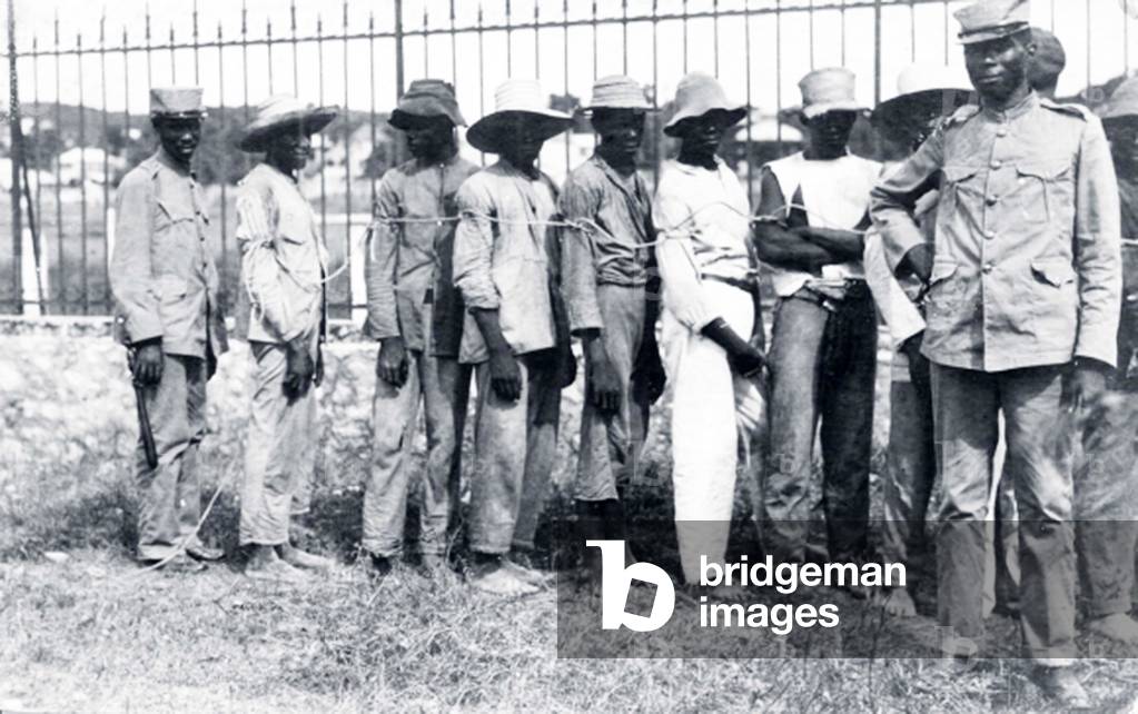 21785N HAITI Occupation americaine 1915 Corvees