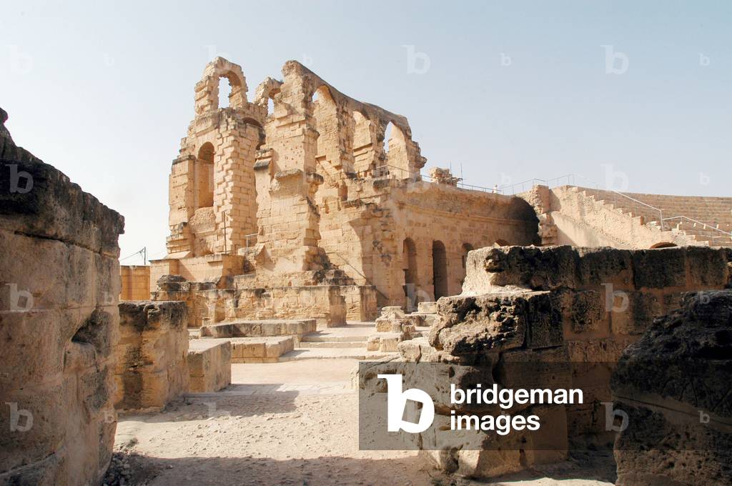 The Roman Amphitheatre of the city of EL JEM