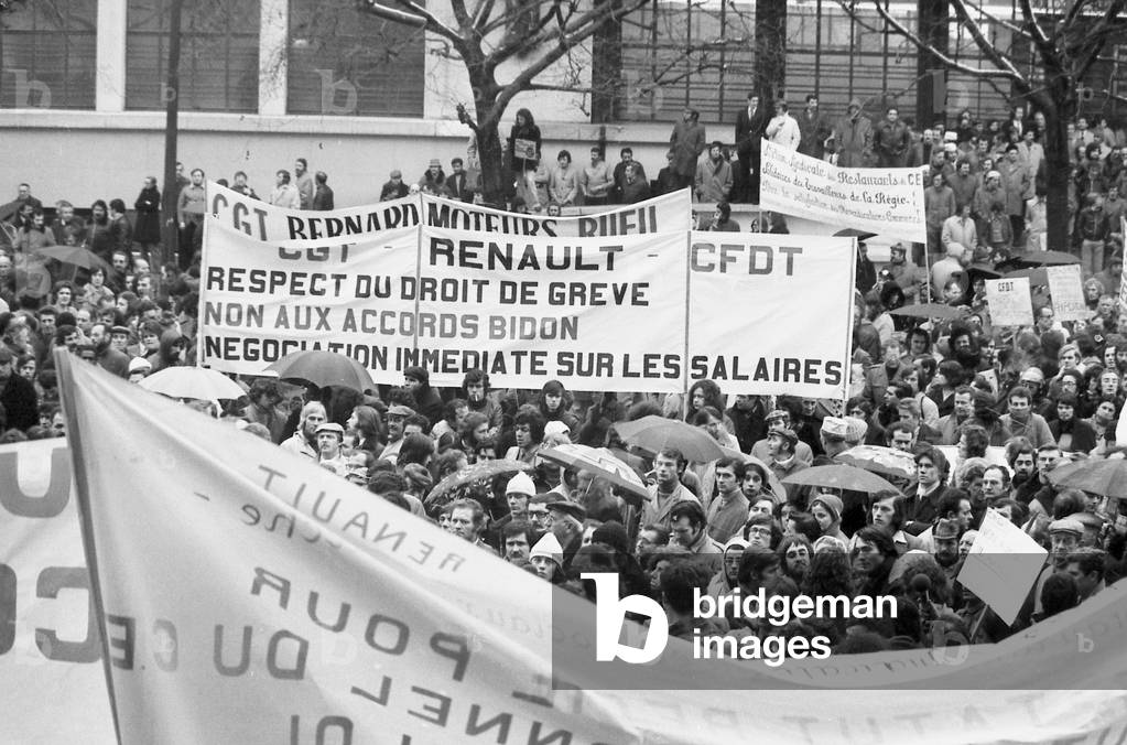 Greve a la director Renault, 1975