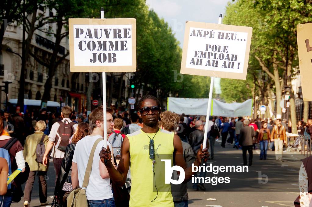 May 1, 2009 in Paris “poverty as job”