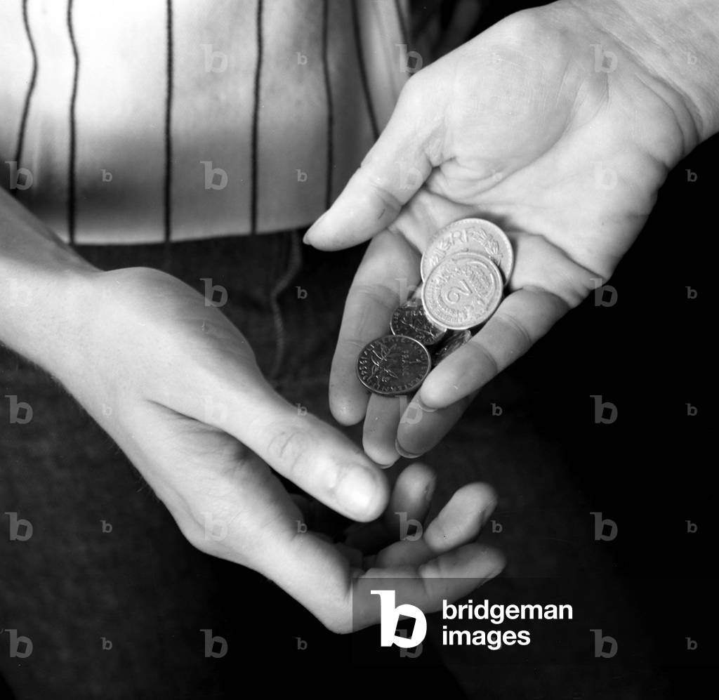 Hands and money