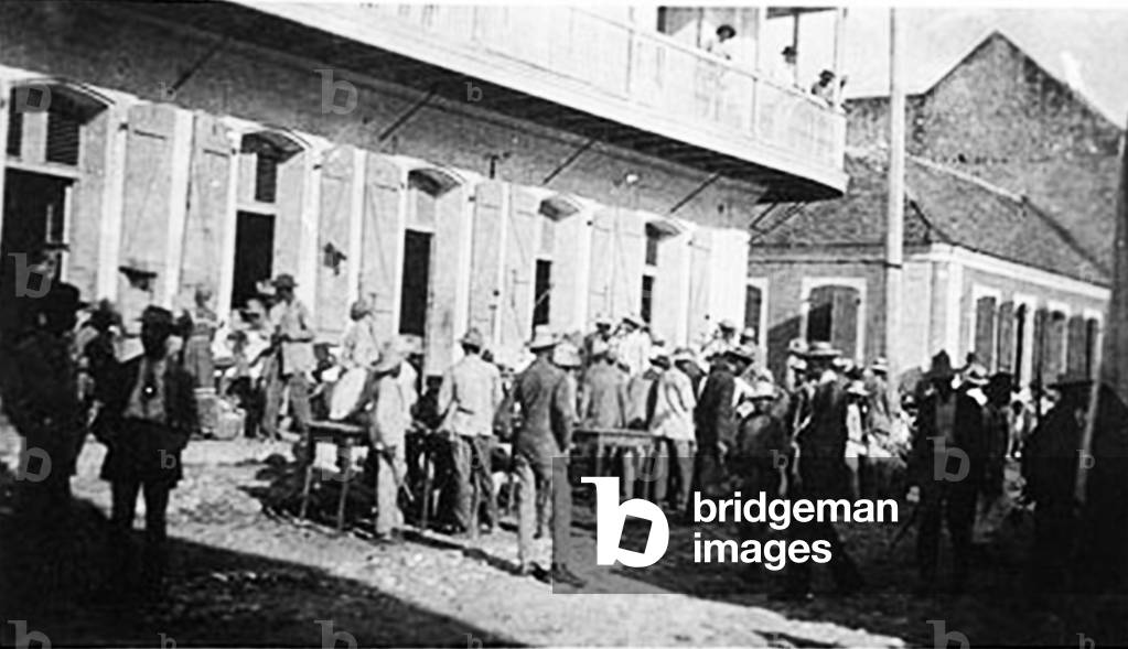 20836N HAITI Cacos de Davilmar peasants fighting against the American occupation