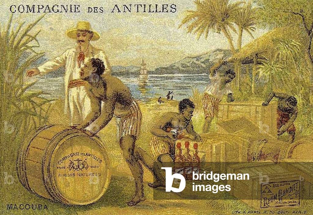 14778N Manufacture of rum in the Caribbean (chromo)