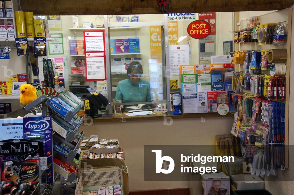 9474N Westwycombe Village in England March 2010 Post Office in a Shop