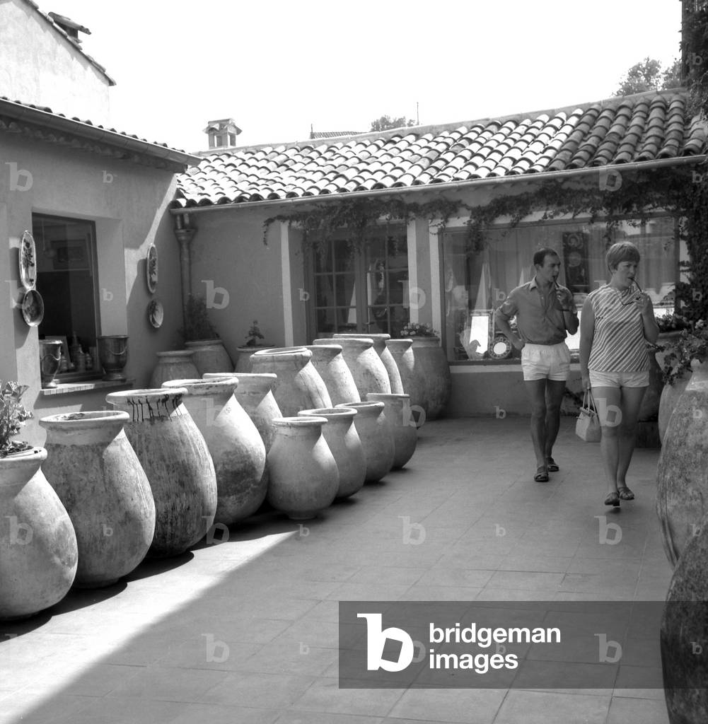 Tourists in Vallauris