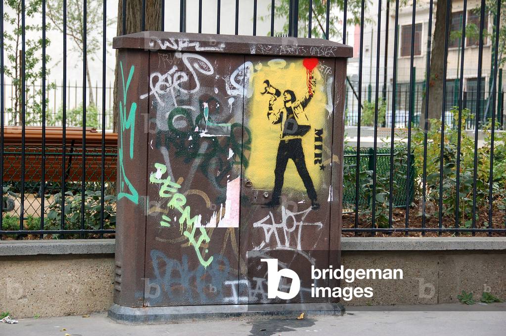 5904N SUR LES WALLS DE PARIS 11th Graffiti Tag Urban Culture Wall Painting Drawing by MIR August 2007