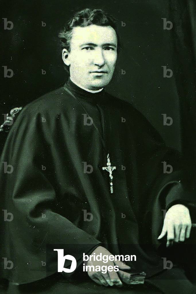 HAITI Missionaire frere Hermias (b/w photo)