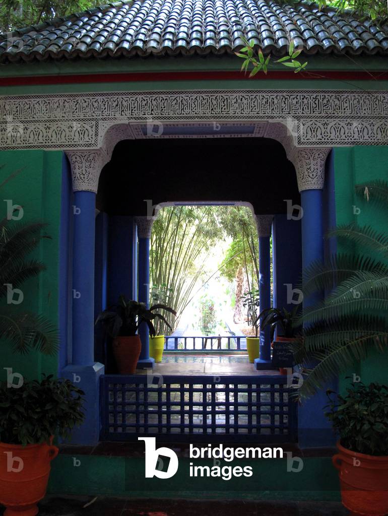 Majorelle garden the house of Yves St Laurent