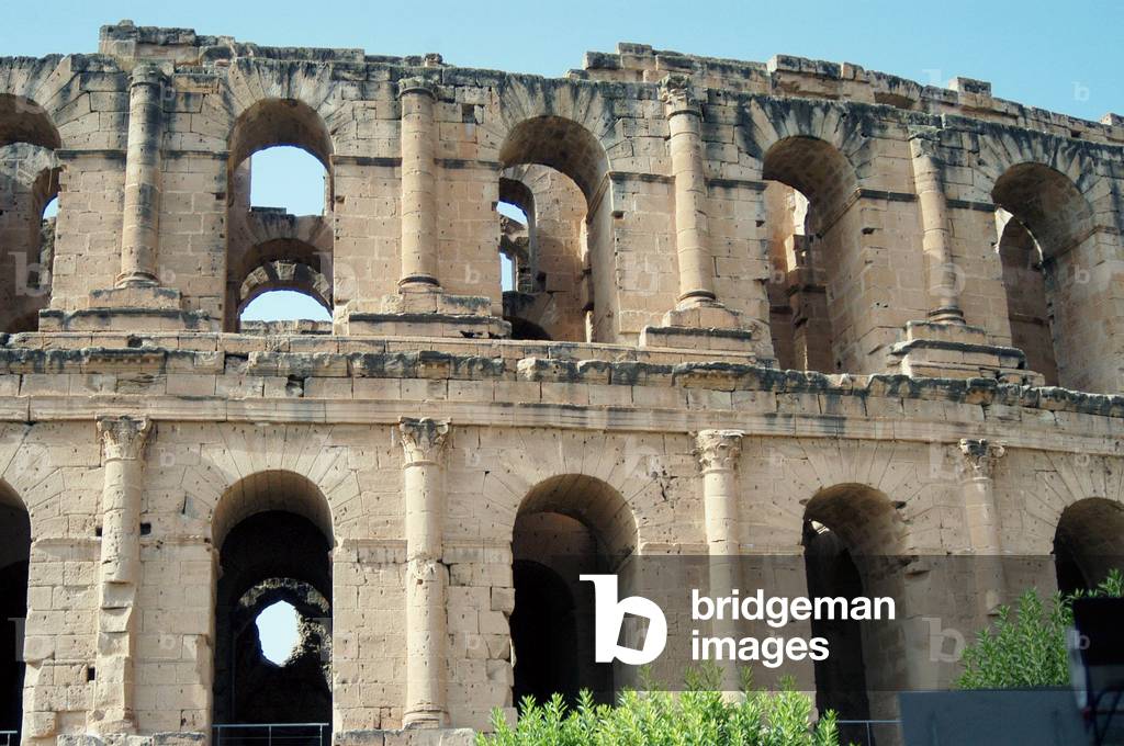 The Roman Amphitheatre of the city of EL JEM