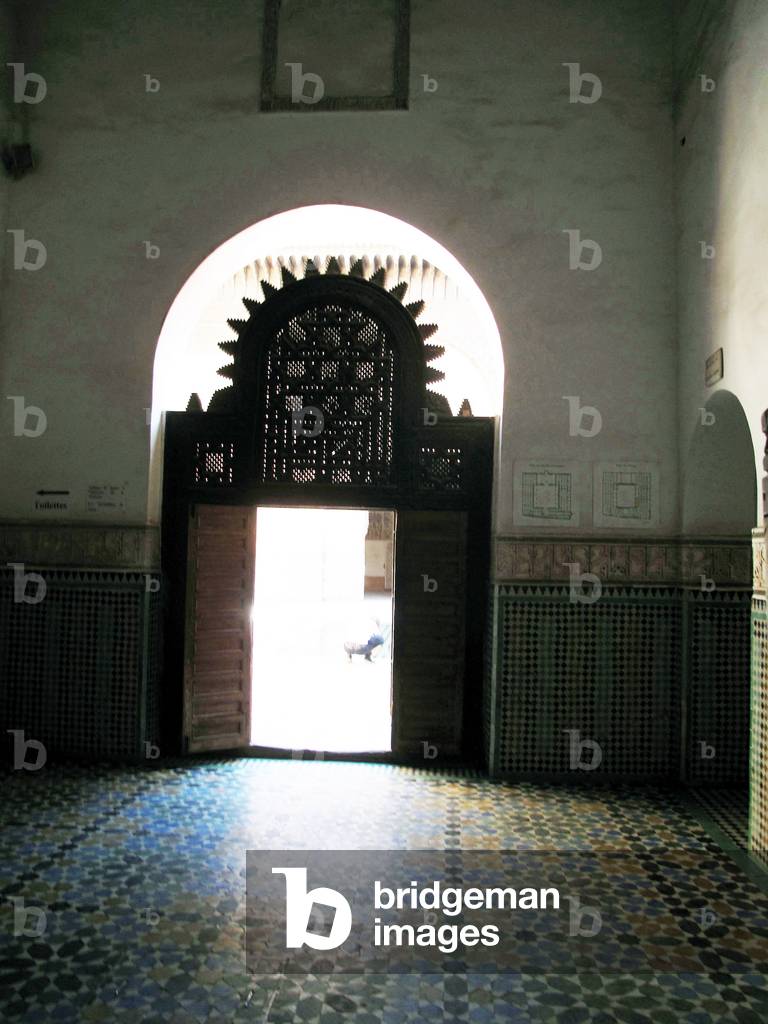 9413N Morocco Marakech Medersa Ban Yousesef University Cite built in 1570 2009