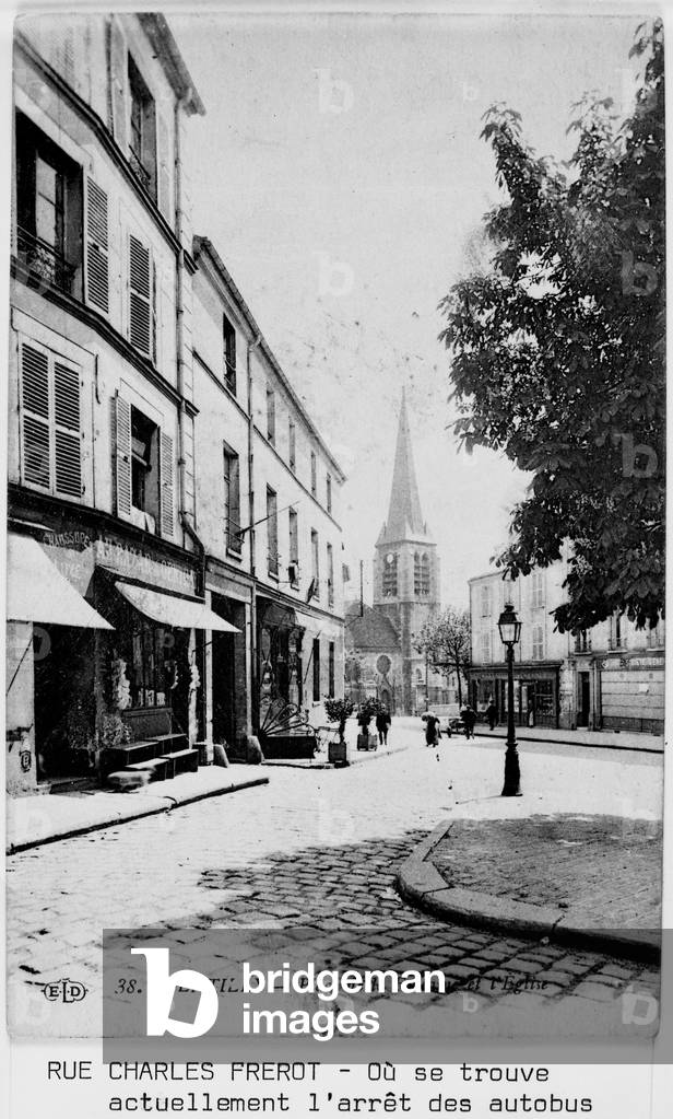 Old Gentilly, France, 1906 (postcard)