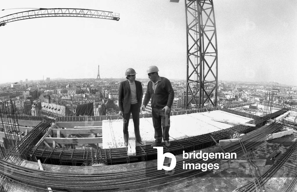 Construction of the Parc des Princes