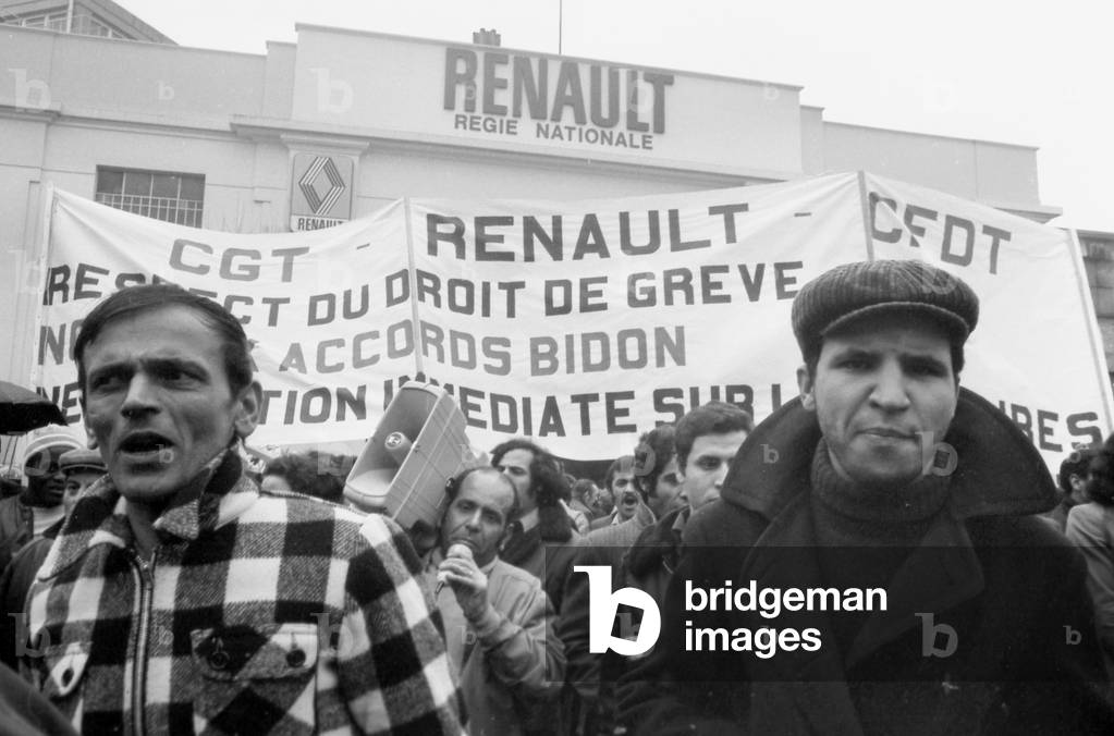 Greve a la director Renault, 1975