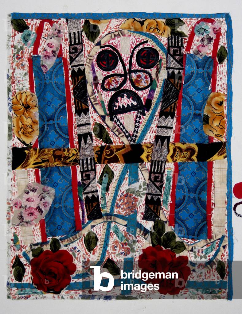 La paintenne (mixed media on canvas)