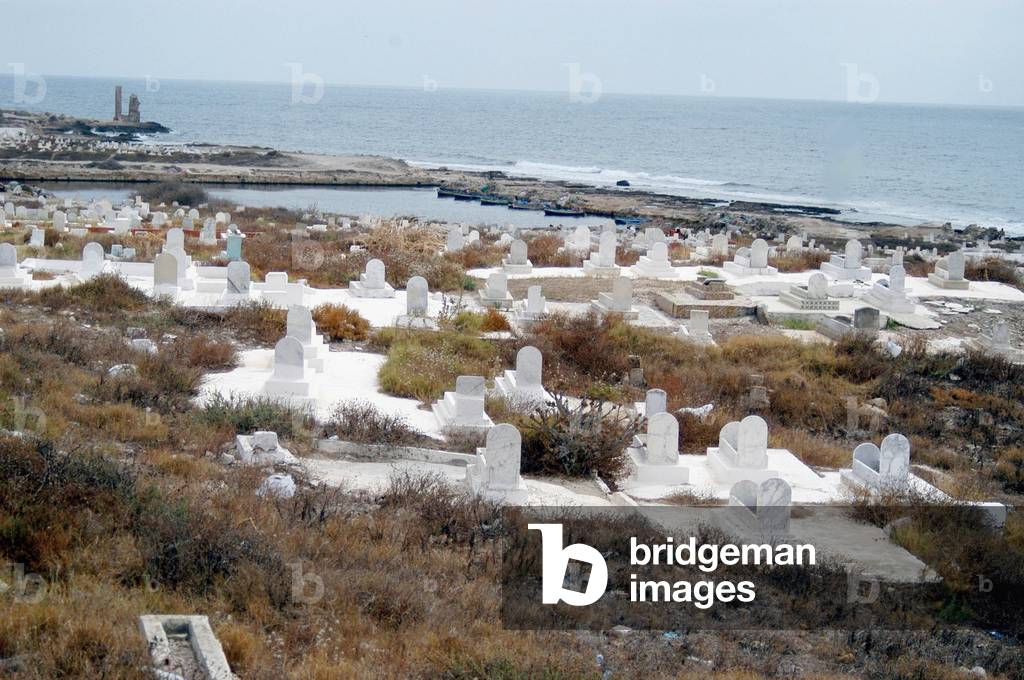 The Muslim Marine Cemetery in the city of Mahdia