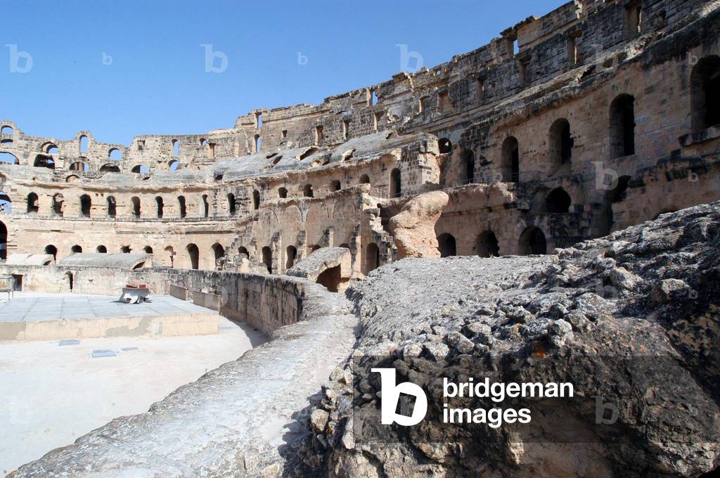 The Roman Amphitheatre of the city of EL JEM