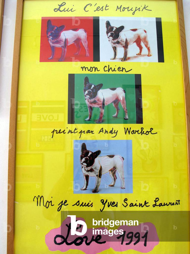 9397N Marakech garden Majorelle 2009 Every year Yves St laurent who owned the garden made a poster greeting card 2009