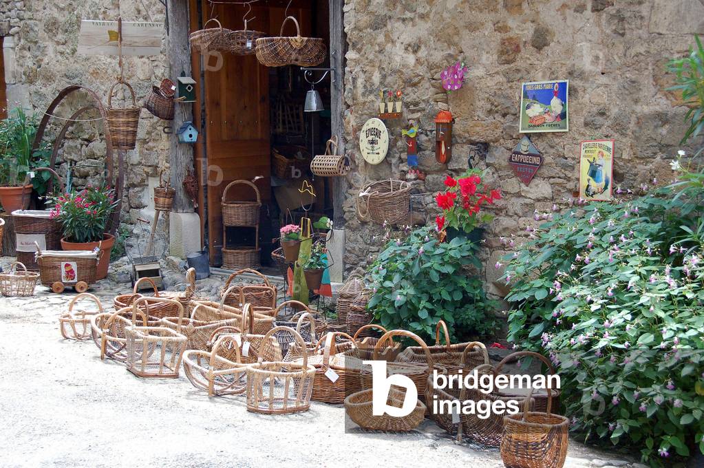 Vannier in the Village of Carennac in the Quercy LOT July 2007 basket basket