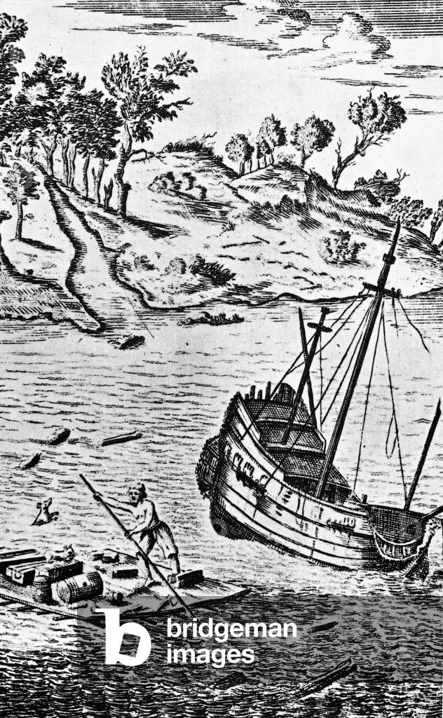 448C Robinson Crusoe (engraving)