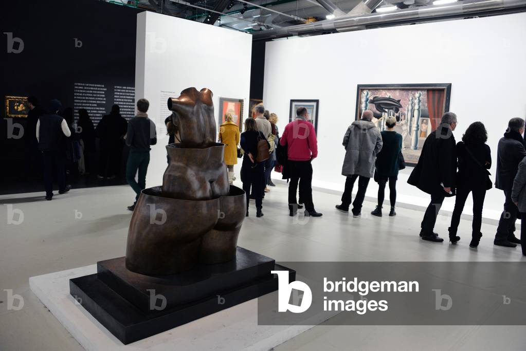 Exhibition of Magritte in Beaubourg Museum 2017 (photo)