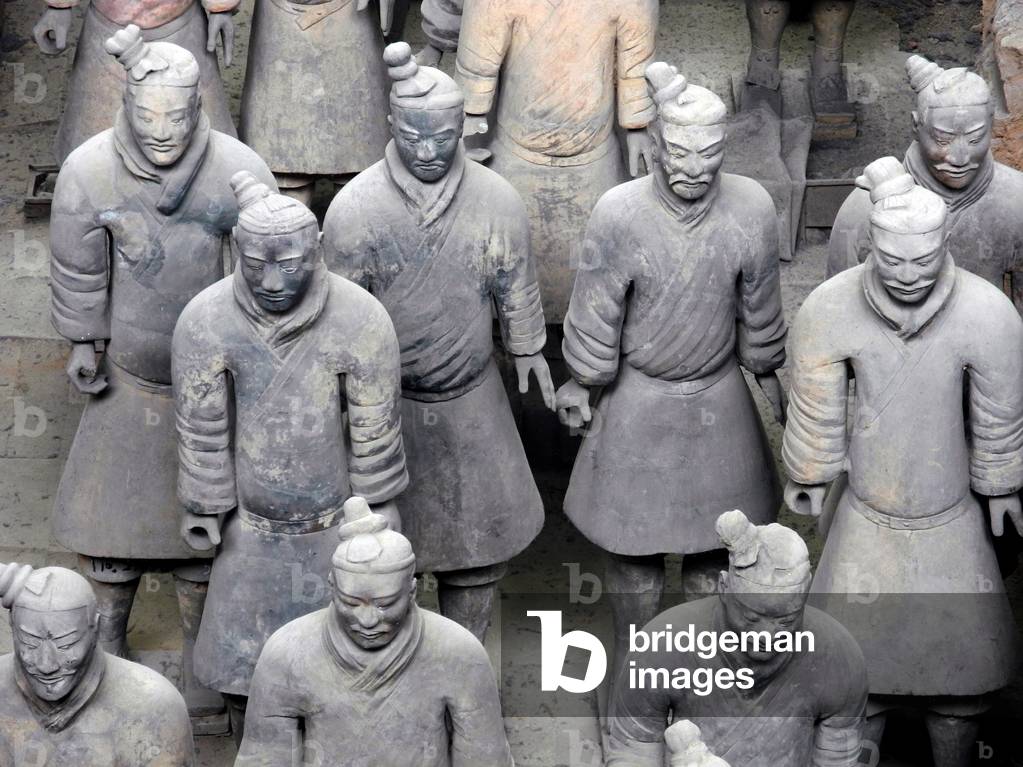 Terracotta Army warrior, Mausoleum of Emperor Qin Shi Huang, 3rd century BC (photo)