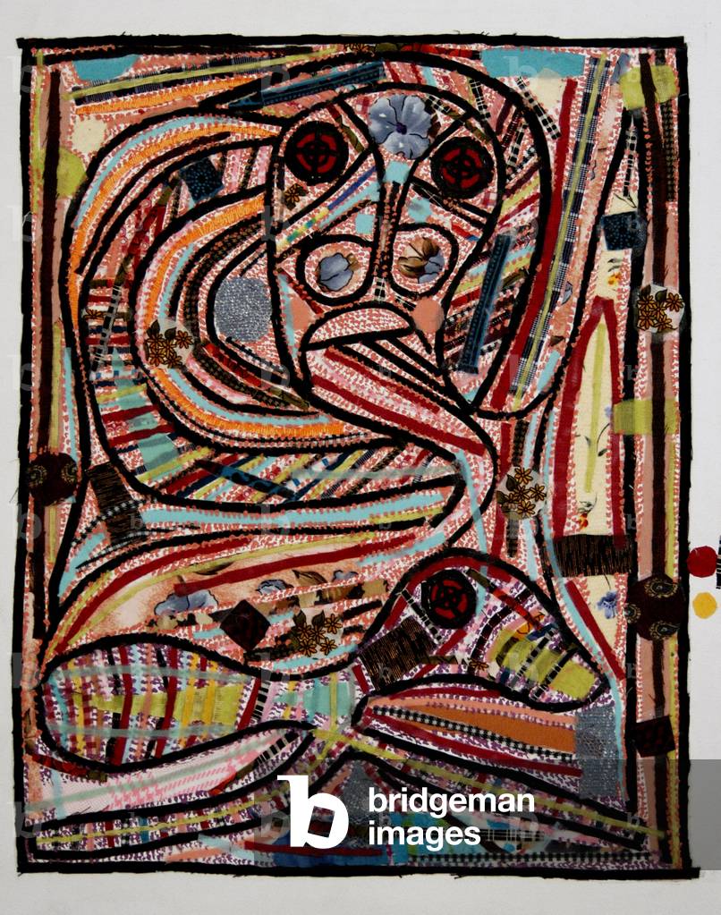 The ground moves (mixed media on canvas)