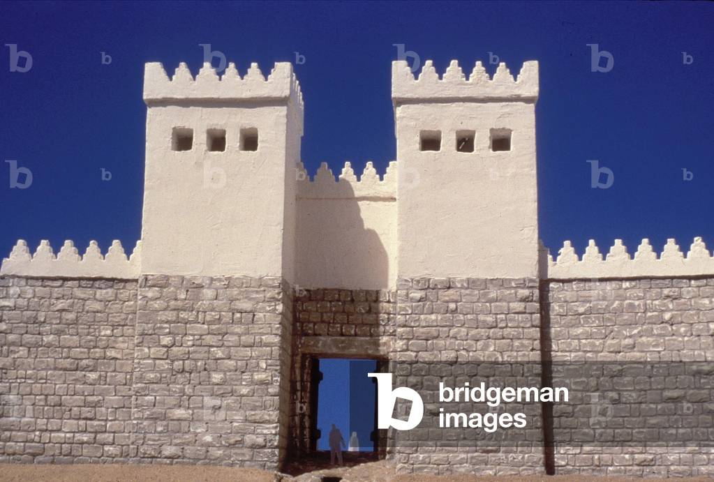 Gezer, model of the Solomonic Gate (photo)