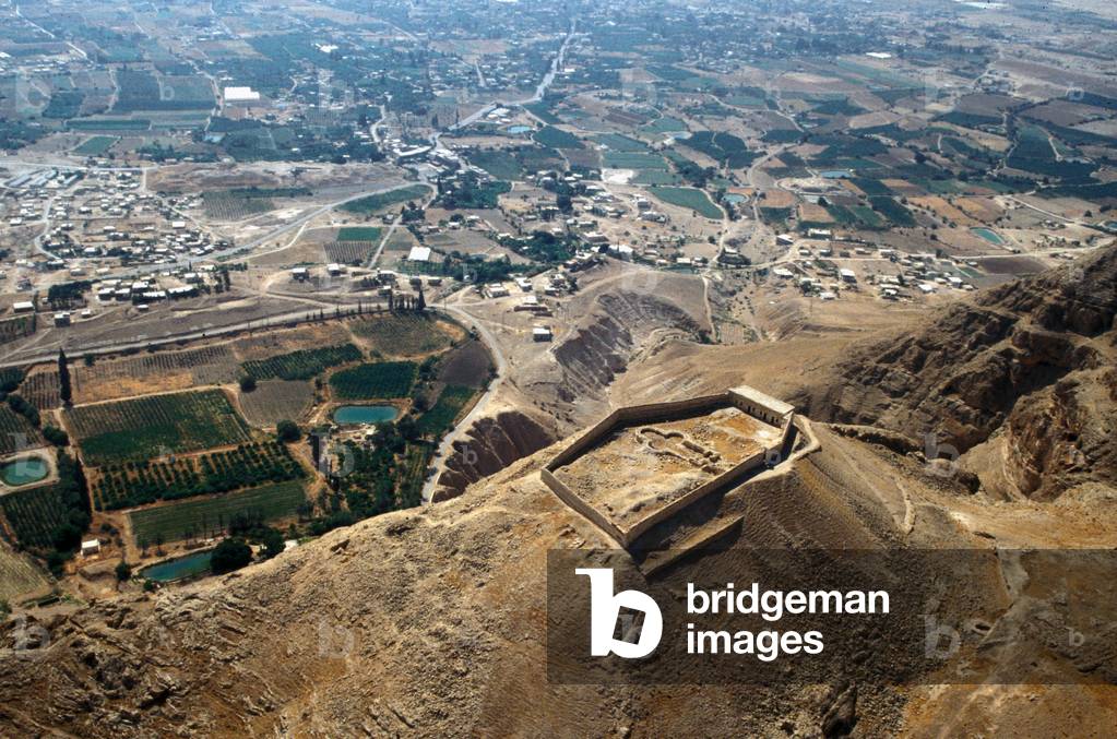 Aerial view of the Mount of Temptation (photo)