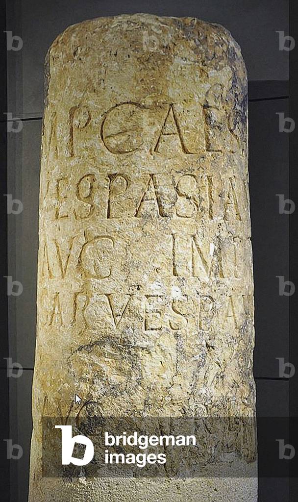 Roman milestone inscription